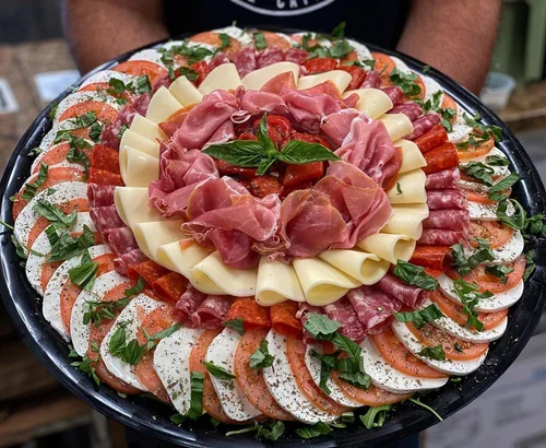 Caprese platter made by Benateri's
